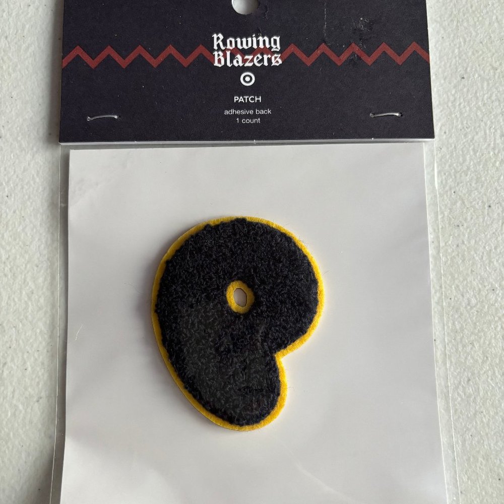 Rowing Blazers x Target Collab Adhesive Letter P‎ Patch